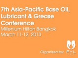 7th Asia-Pacific Base Oil, Lubricant & Grease Conference