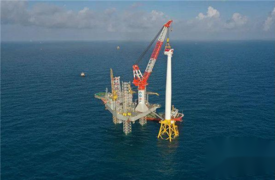 中海油新能源重大创新 ，海上平台改装风电